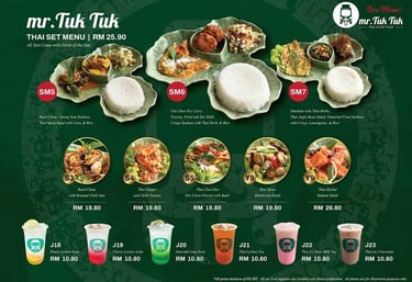 Image of Mr Tuk Tuk Thai Set Menu