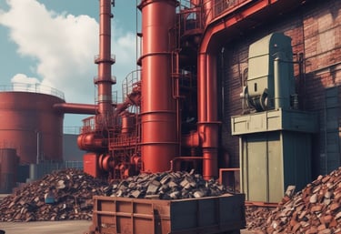 Close-up of a computer screen showing a list of recycled items with prices highlighted in green.