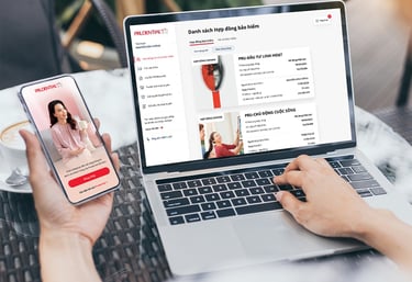 PRUOnline quản lý hợp đồng bảo hiểm Prudential