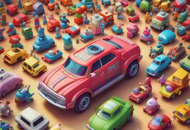 A cozy kitchen scene featuring vibrant cooking tools and ingredients scattered on a wooden countertop.