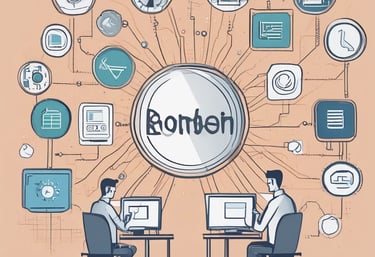 A modern cloud computing setup illustrating innovation and connectivity.