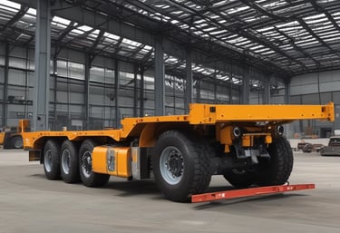 A close-up view of a metallic platform with workers inspecting the structure.