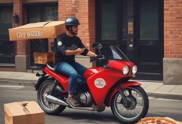 A cozy dining area at City Pizza Trollhättan.