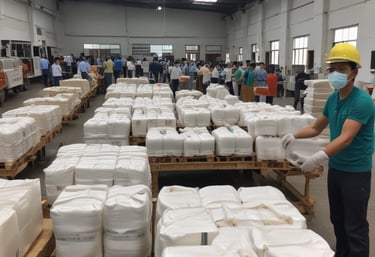 A team of professionals working on wastewater treatment processes.