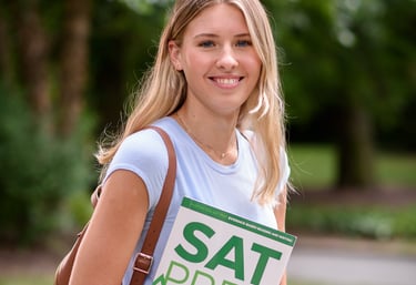 Confident high school student at Huntington Learning Center ready to do her best in SAT and ACT