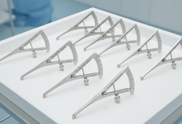 Castroviejo Bone Caliper with precision micrometer design ensures ultra-accurate bone measurement fo