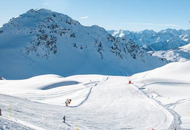 Resort di Monginevro, sede delle lezioni di snowboard con Andrea Bandi