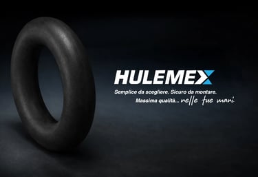 Anello in gomma nera illuminato, simbolo della qualità dei prodotti Hulemex nel branding consapevole