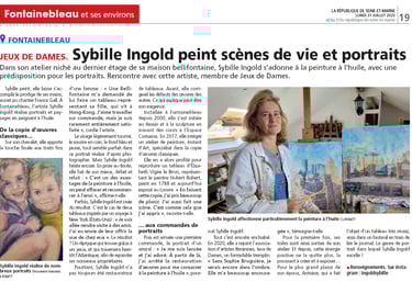 article la république de seine et marne sybille ingold peintre fontainebleau