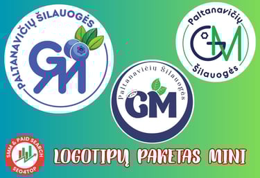 Logotipų kūrimas - Paketas MINI