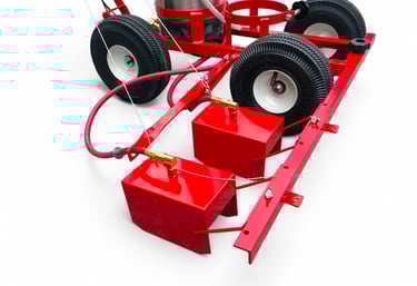 double line striping machine