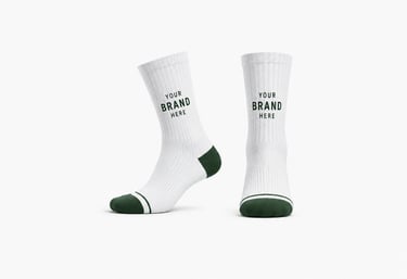 Custom Socks Manufacturer Premium Private Label Crew Sock Production"