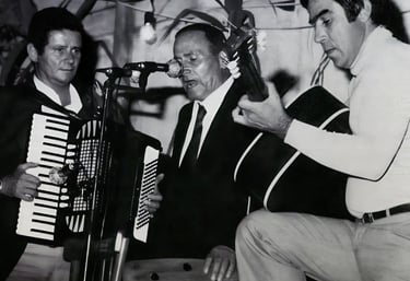 Tonino Canu in gara