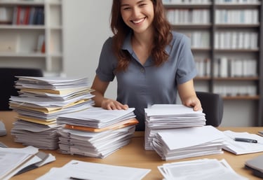 Dark-themed digital dashboard showing organized insurance contracts on a sleek device screen.