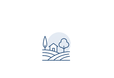 Rural estate management icon