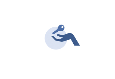 Guest check-in and check-out services icon