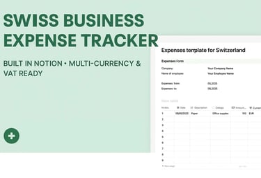 a swiss business expense tracker