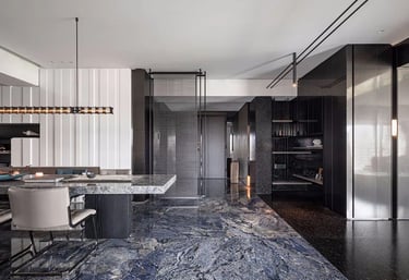 Luxury apartment interior by Debbe House – custom furniture elite