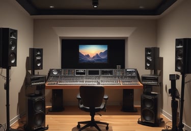 a computer monitor sitting on top of a desk