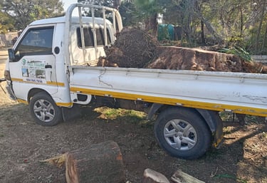 Truck hire for garden refuse and rubble removal 