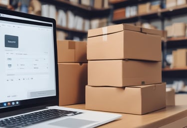 a man riding a skateboard down a street next to tall buildings