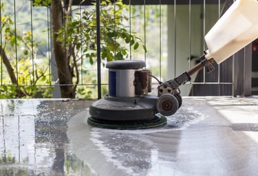 Expert marble polishing services by TOT Cleaning & Landscape ServiceSdn Bhd.