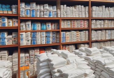 a man riding a skateboard down a street next to tall buildings