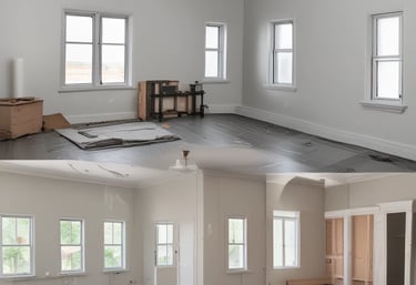 A modern kitchen renovation showcasing sleek design and functionality.