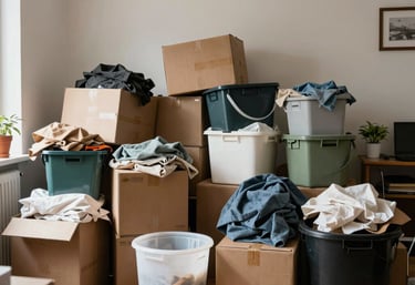 A clean and organized garage after a thorough decluttering and removal service.