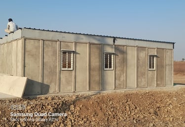 Installation of Arihant Precast ready made house 