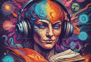 A calm workspace with a laptop, notebook, and a cup of tea ready for writing.