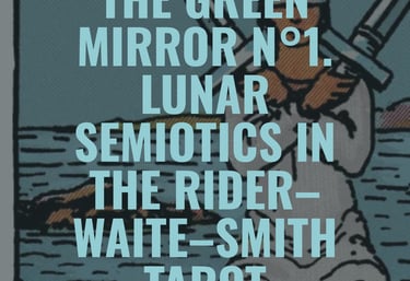 Cover of a tarot publication with archetypal illustrations