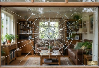 Vitre cassée sur fenêtre de maison – Dépannage vitrier d'urgence à Aniane et dans l'Hérault