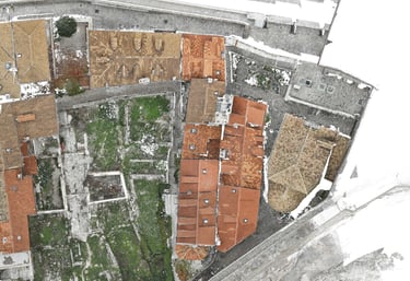 point cloud (oblak točaka snimke terena)