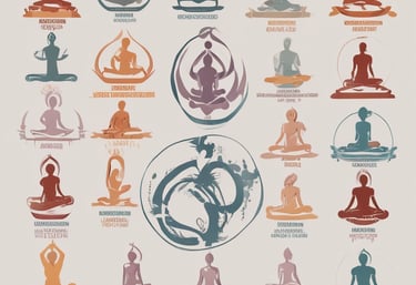 Athletes performing dynamic yoga poses during an intense world yoga championship.