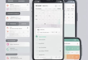 A business owner setting up payment and digital tools on a tablet.