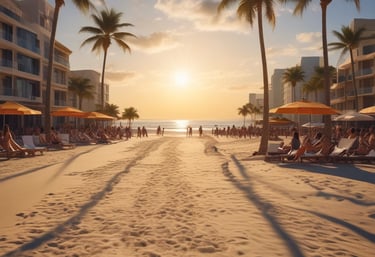 A scenic mountain trail with a traveler enjoying the fresh air and sunshine.