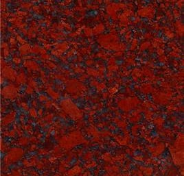 Ruby red granite