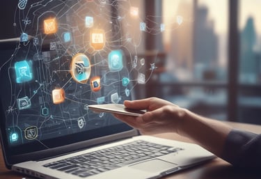 Sleek barcode printer in black and yellow printing labels on demand.