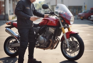 A professional expert examining a car engine with diagnostic tools.