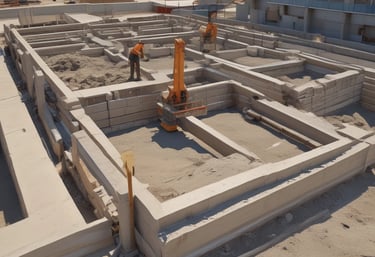 a man riding a skateboard down a street next to tall buildings