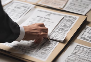 Close-up of hands holding a certificate with a gold seal, symbolizing verified attestation.