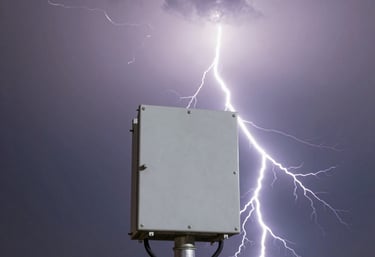 Electrician installing industrial electrical wiring in a commercial building.