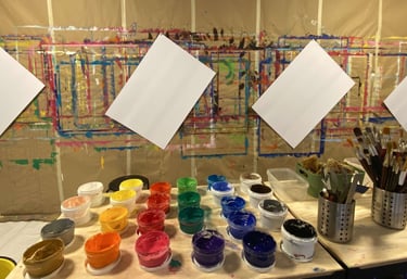 Kreativer Lichtraum Ausdrucksmalen Aschaffenburg Malkurse