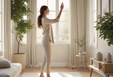 Calm room with soft lighting and a massage table ready for an intuitive massage.