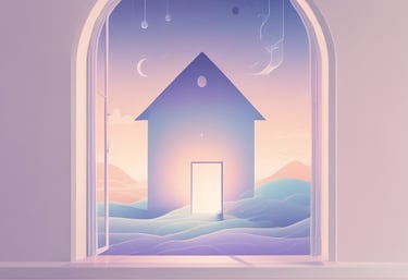 Calm room with soft lighting and a massage table ready for an intuitive massage.