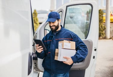 Delivering same day parcel to customer