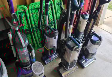 Showing dirty vacuums that need a refresh!