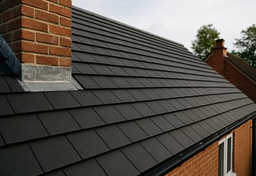 A photo of a Morpeth Builders new roof completed project.