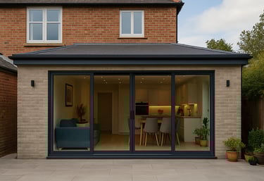 A photo of a Morpeth Builders house extension completed project.